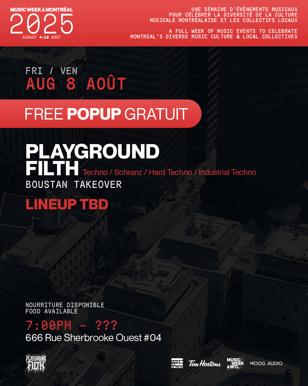 PLAYGROUND FILTH BOUSTAN