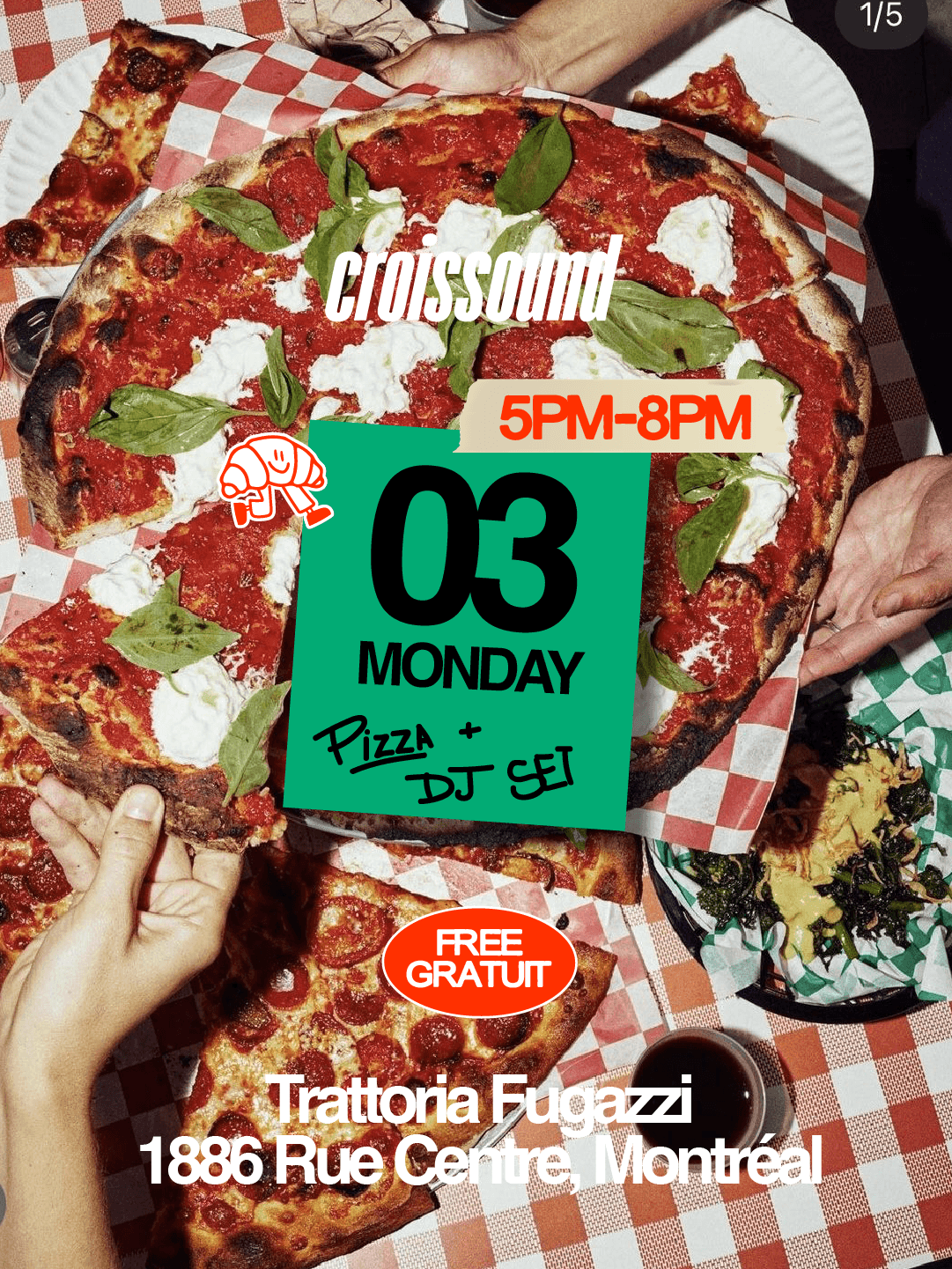 Pizza + Dj Set